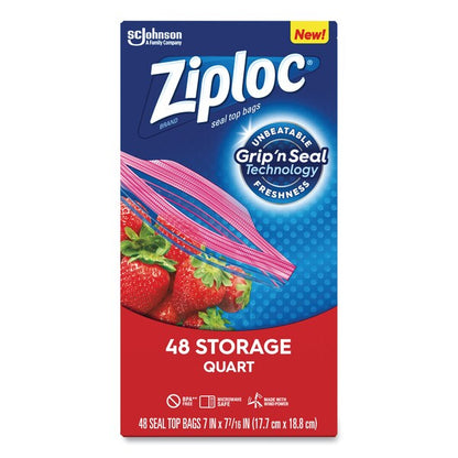 Zipper Lock, 9.63" W, 1.75 mil Thick, Clear