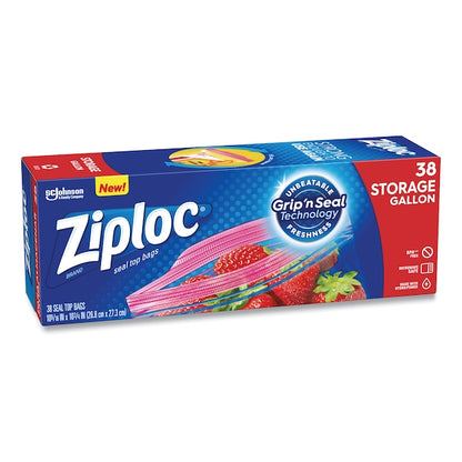 Zipper Lock, 10.56" W, 1.75 mil Thick, Clear
