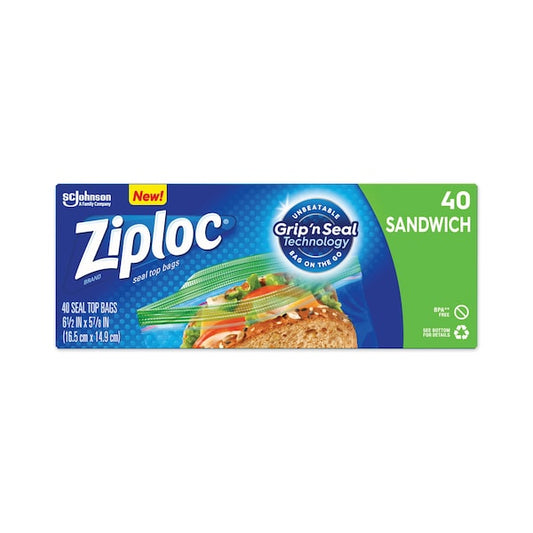 Zipper Lock, 6.5" W, 1.2 mil Thick, Clear