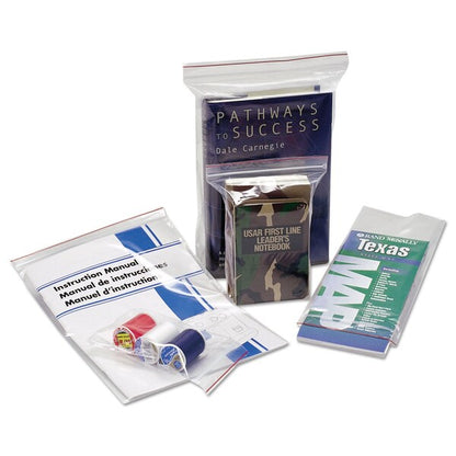 Seal Closure Bags, 2 mil, 12" x 12", Clear, PK500