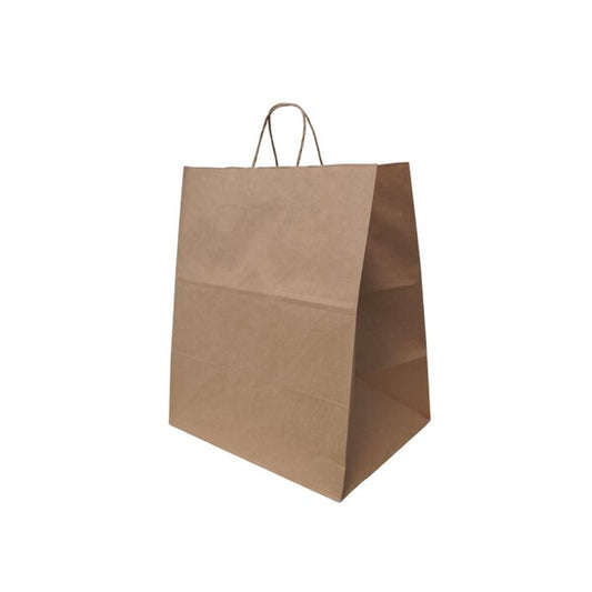 Emporium Twist Handle Bag, 14 x 9.84 x 15.5, Kraft, 200PK