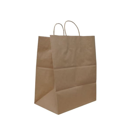 Emporium Twist Handle Bag, 14 x 9.84 x 15.5, Kraft, 200PK