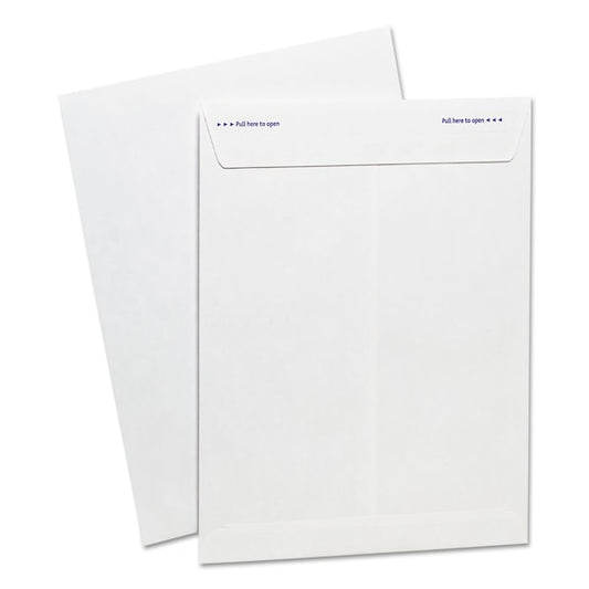 Gold Fibre Fastrip White Catalog Envelope, #10 1/2, 9 x 12, PK100