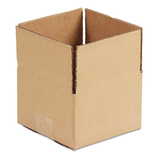 Fixed-Depth Corrugated Shipping Boxes, RSC, 8 in. x 10 in. x 6 in., Brown Kraft, 25PK