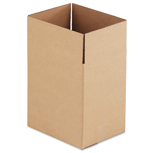 Fixed-Depth Corrugated Shipping Boxes, RSC, 8.75 in. x 11.25 in. x 12 in., Brown Kraft, 25PK
