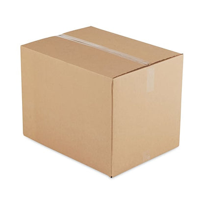 Fixed-Depth Brown Corrugated Shipping Boxes, RSC, Large, 12"x12"x7", Brown Kraft, PK25, 25PK