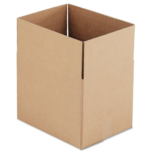 Fixed-Depth Corrugated Shipping Boxes, RSC, 12 in. x 16 in. x 12 in., Brown Kraft, 25PK