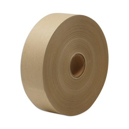 Gummed Kraft Sealing Tape, 3" Core, 2" x 600 ft., Brown, 12/Carton