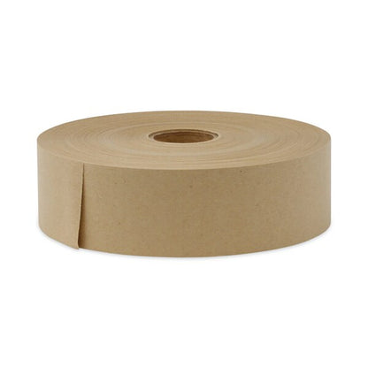 Gummed Kraft Sealing Tape, 3" Core, 2" x 600 ft., Brown, 12/Carton
