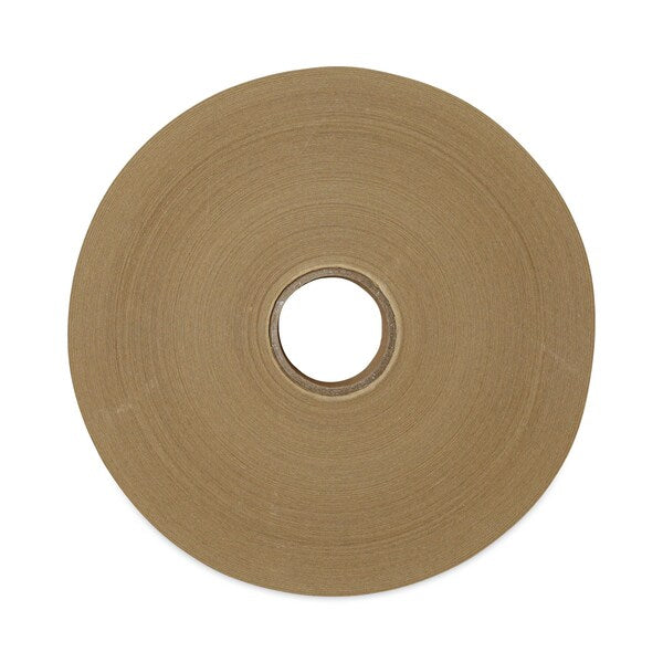 Gummed Kraft Sealing Tape, 3" Core, 2" x 600 ft., Brown, 12/Carton