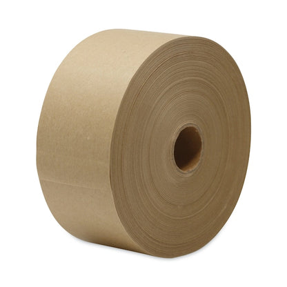 Gummed Kraft Sealing Tape, 3" Core, 3" x 600 ft., Brown, PK10