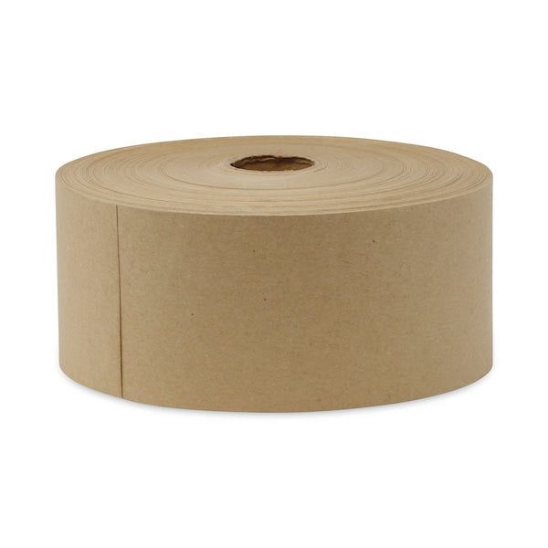Gummed Kraft Sealing Tape, 3" Core, 3" x 600 ft., Brown, PK10