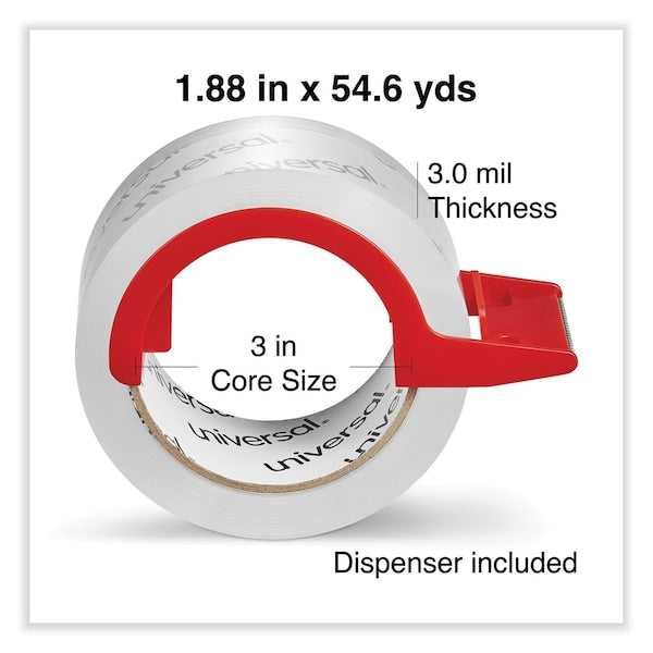 HD Box Sealing Tape, Disp, 48mmx50m, PK2