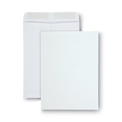 Catalog Envelope, 28 lb Bond Weight Paper, #10 1/2, Square Flap, Gummed Closure, 9x12, White, 100PK
