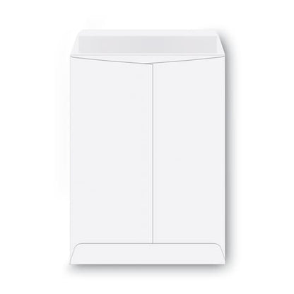 Catalog Envelope, 28 lb Bond Weight Paper, #10 1/2, Square Flap, Gummed Closure, 9x12, White, 100PK