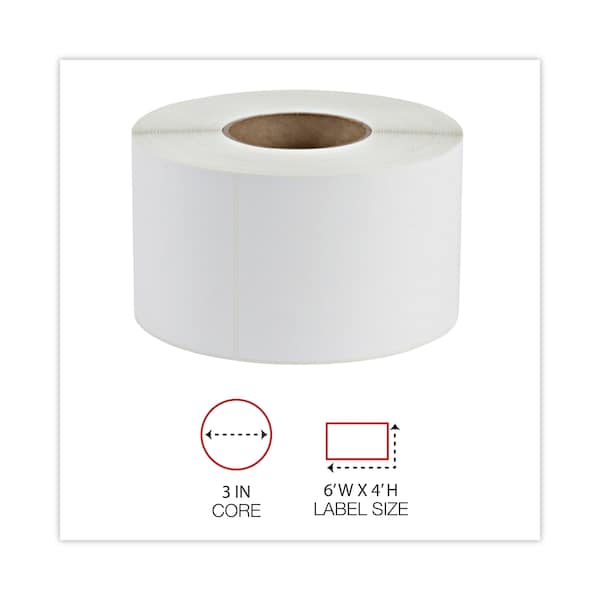 4" x 6" Thermal Transfer Shipping Label, Pk4