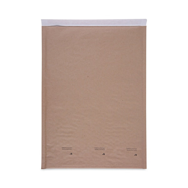 Natural Self-Seal Cushioned Mailer, #5, 10.5 x 16, Kraft, PK80