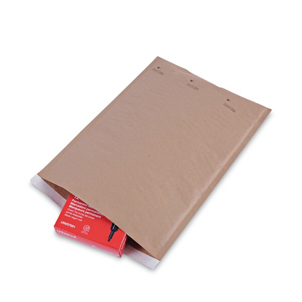 Natural Self-Seal Cushioned Mailer, #5, 10.5 x 16, Kraft, PK80