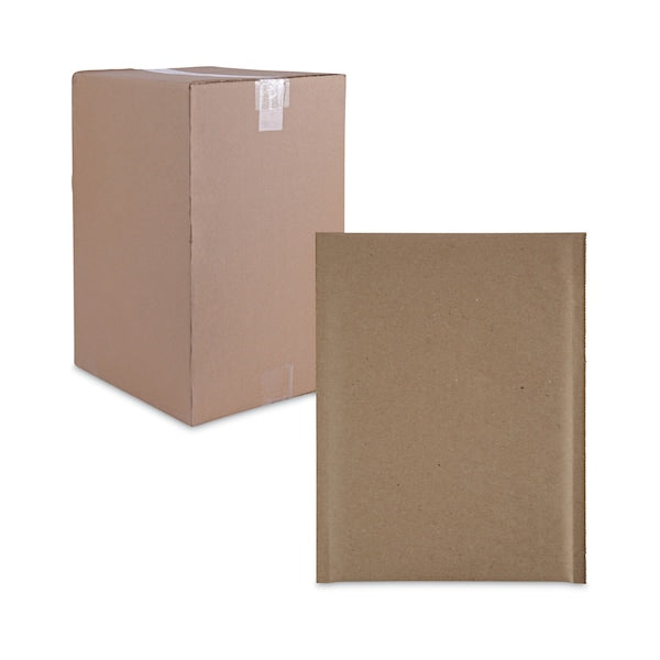 Cushioned Mailer, #0, Bubble Lining, Self-Adhesive, 6x10, Kraft, PK200