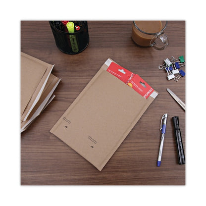 Cushioned Mailer, #0, Bubble Lining, Self-Adhesive, 6x10, Kraft, PK200