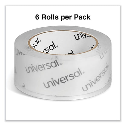 Deluxe Acrylic Box Sealing Tape, 3" Core, 1.88" x 110 yds, Clear, PK6