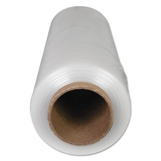 Handwrap Stretch Film, 18"x1500ft, PK4, 18" W x 1,500 ft L, Clear