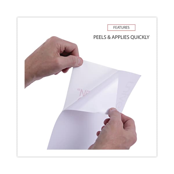 8.5" x 11" Copier Labels, Pk100
