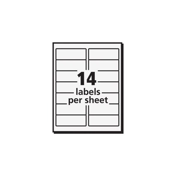 Address Labels w/TrueBlock and Sure Feed, Laser, 1.33x4, White, PK700