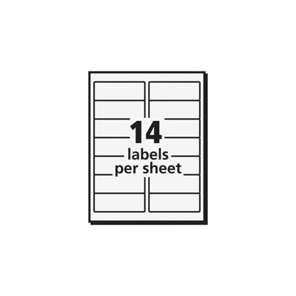 Address Labels w/TrueBlock and Sure Feed, Laser, 1.33x4, White, PK700