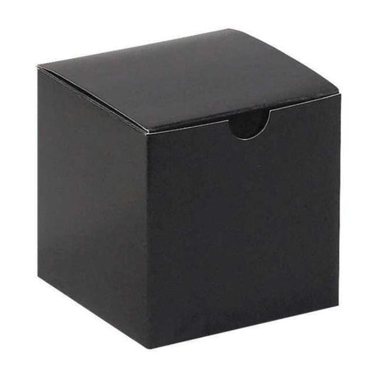 Gift Boxes, 4" x 4" x 4", Black Gloss, 100/Case