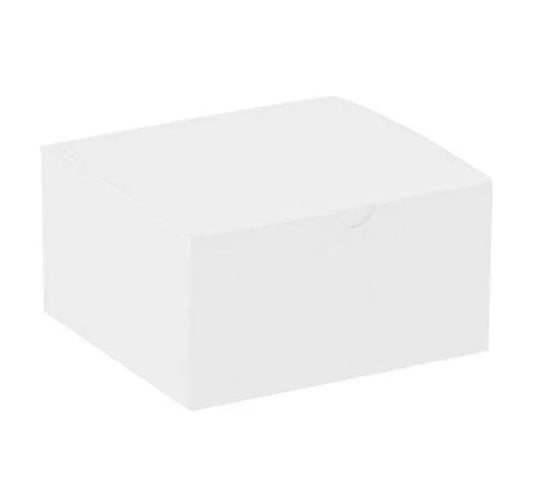 Gift Boxes, 5" x 5" x 3", White, 100/Case