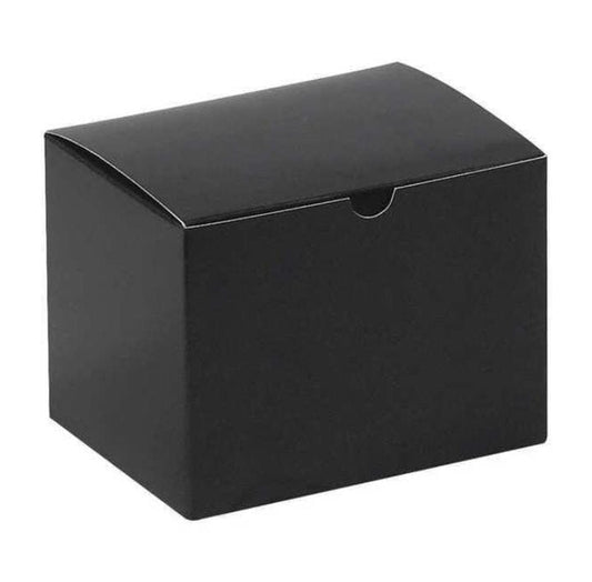 Gift Boxes, 6" x 4 1/2" x 4 1/2", Black Gloss, 100/Case