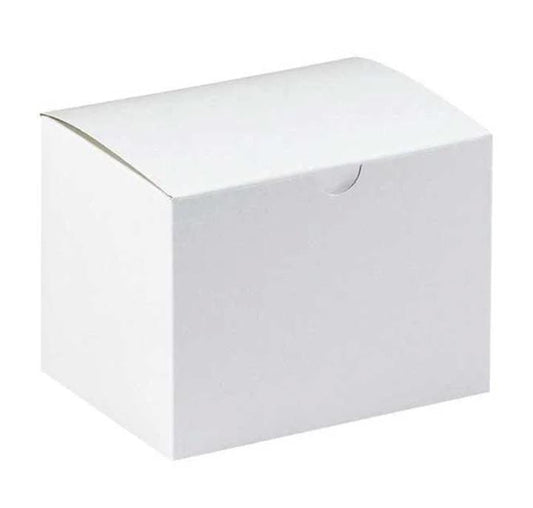 Gift Boxes, 6" x 4 1/2" x 4 1/2", White, 100/Case