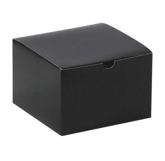 Gift Boxes, 6" x 6" x 4", Black Gloss, 100/Case