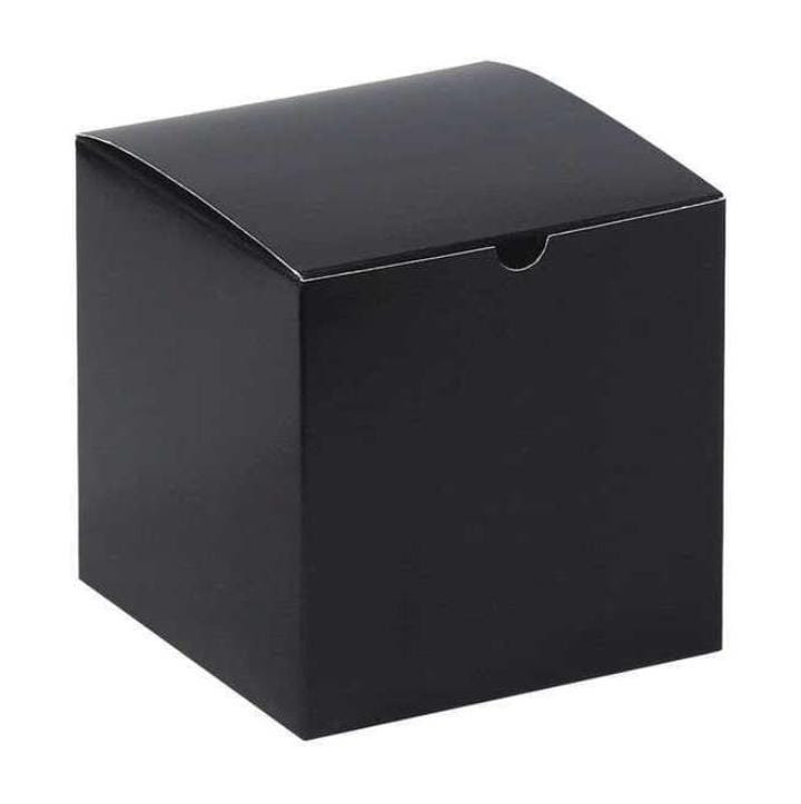 Gift Boxes, 6" x 6" x 6", Black Gloss, 100/Case