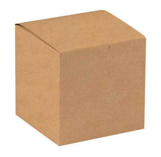 Gift Boxes, 6" x 6" x 6", Kraft, 100/Case