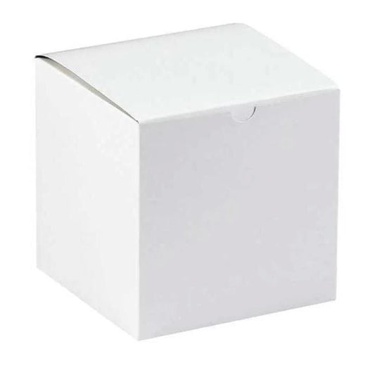 Gift Boxes, 8" x 8" x 8 1/2", White, 50/Case