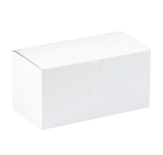 Gift Boxes, 9" x 4 1/2" x 4 1/2", White, 100/Case