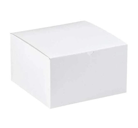 Gift Boxes, 9" x 9" x 5 1/2", White, 50/Case