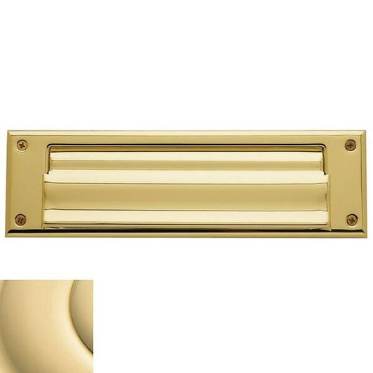 Estate Unlacquered Brass Mail Slot
