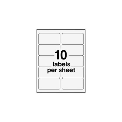 Mailing Labels, 10Up, White, PK25