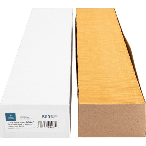 Envelope, Coin, No. 1, Kraft, PK500