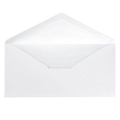 Envelope, DL, Tissue Lined, White, PK25