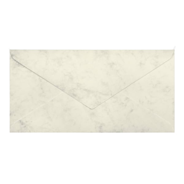 Envelope, DL, Tissue Lined, Marble, PK25