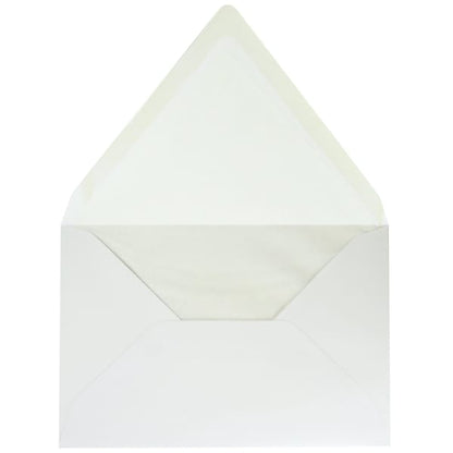 Envelope, EA5, Tissue Lined, White, PK25