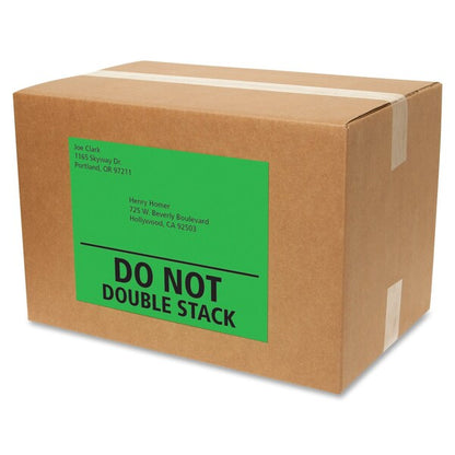 Neon Shipping Labels, Laser, 8-1/2", PK100