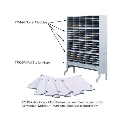 E-Z Sort Additional Mail Trays, PK5