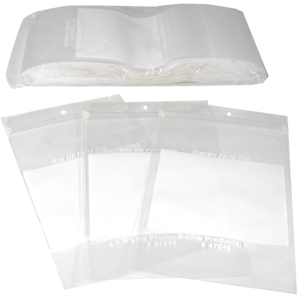 4" x 6" Reclosable Write-On Bags, PK 1000