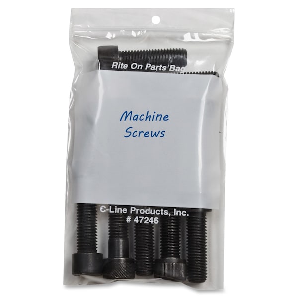 4" x 6" Reclosable Write-On Bags, PK 1000