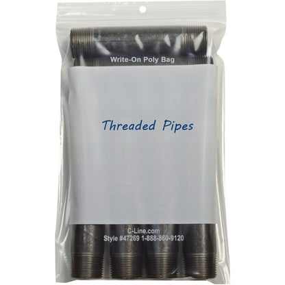 6" x 9" Reclosable Write-On Bags, PK 1000